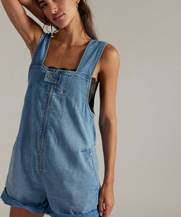 We The Free Jude Shortalls - Light Indigo - Blue Sky Fashions & Lingerie