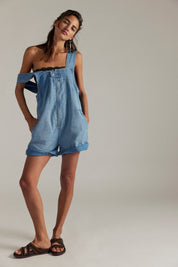 We The Free Jude Shortalls - Light Indigo - Blue Sky Fashions & Lingerie