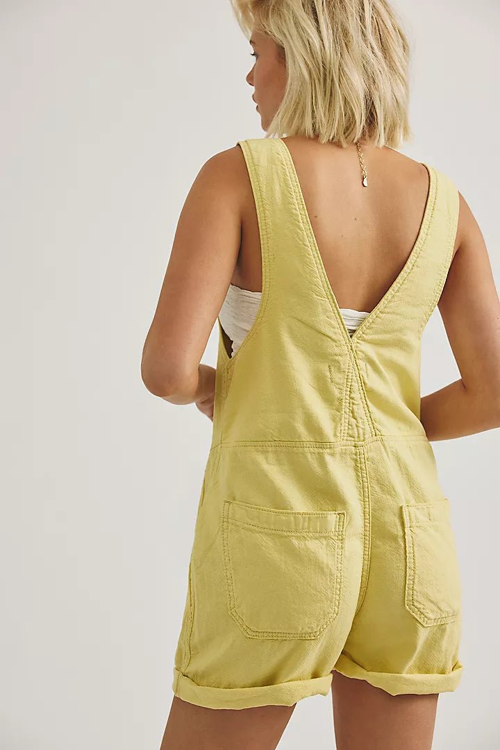 We The Free Jude Shortalls - Sicilian Yellow - Blue Sky Fashions & Lingerie