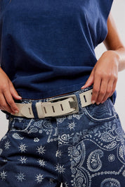 We The Free Leather Jona Belt - Mineral - Blue Sky Fashions & Lingerie