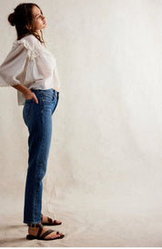 We The Free Leila High-Rise Leggy Slim Jeans by Free People - Blue Sky Fashions & Lingerie