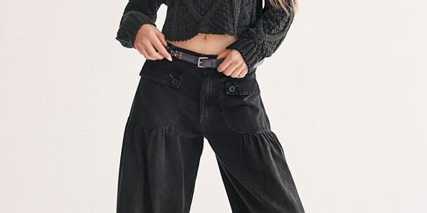 We The Free Lotus Balloon Jeans - Smoke Show - Blue Sky Fashions &amp; Lingerie