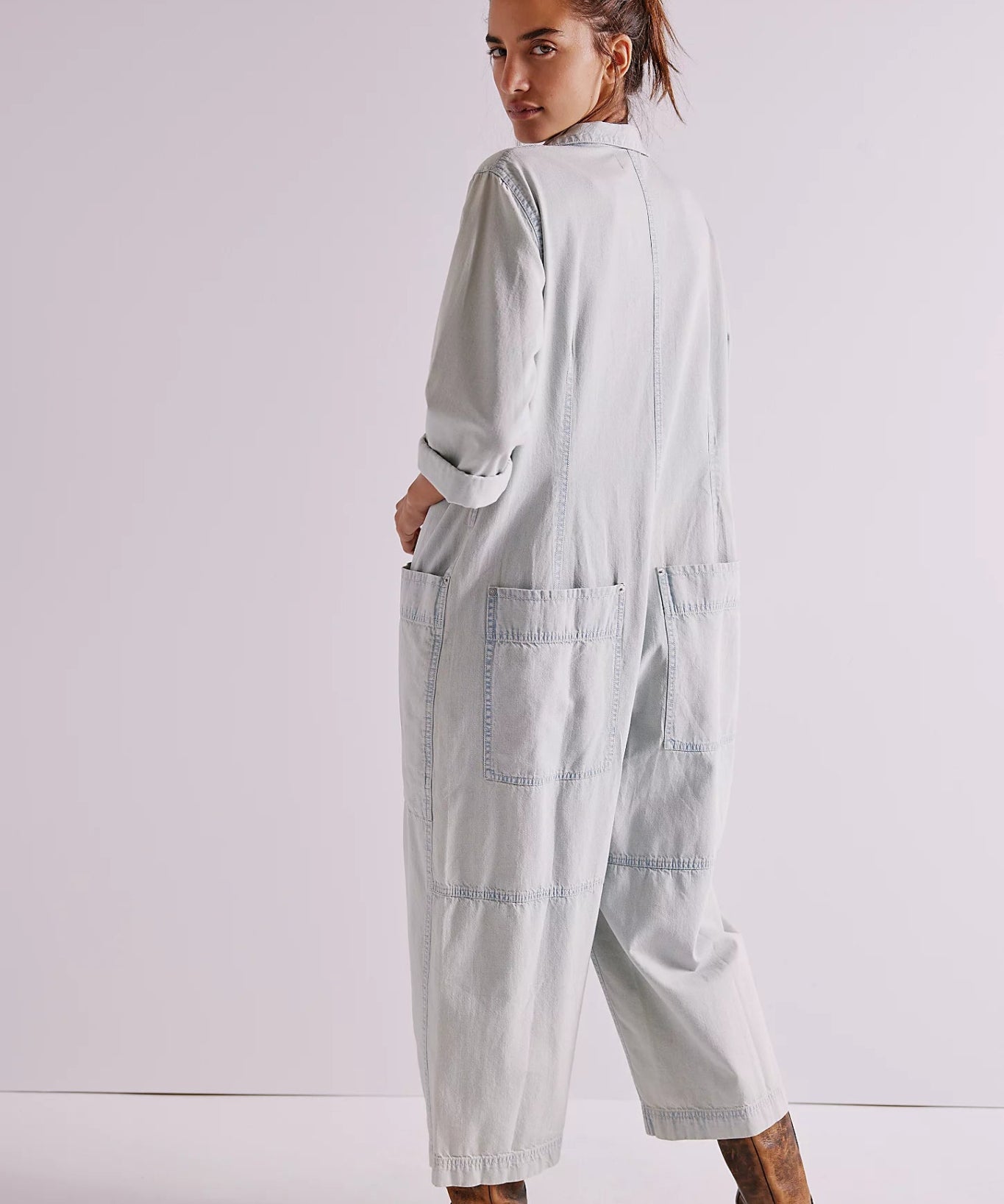 We The Free Margarita Jumpsuit - Light Blue Beam - Blue Sky Fashions & Lingerie