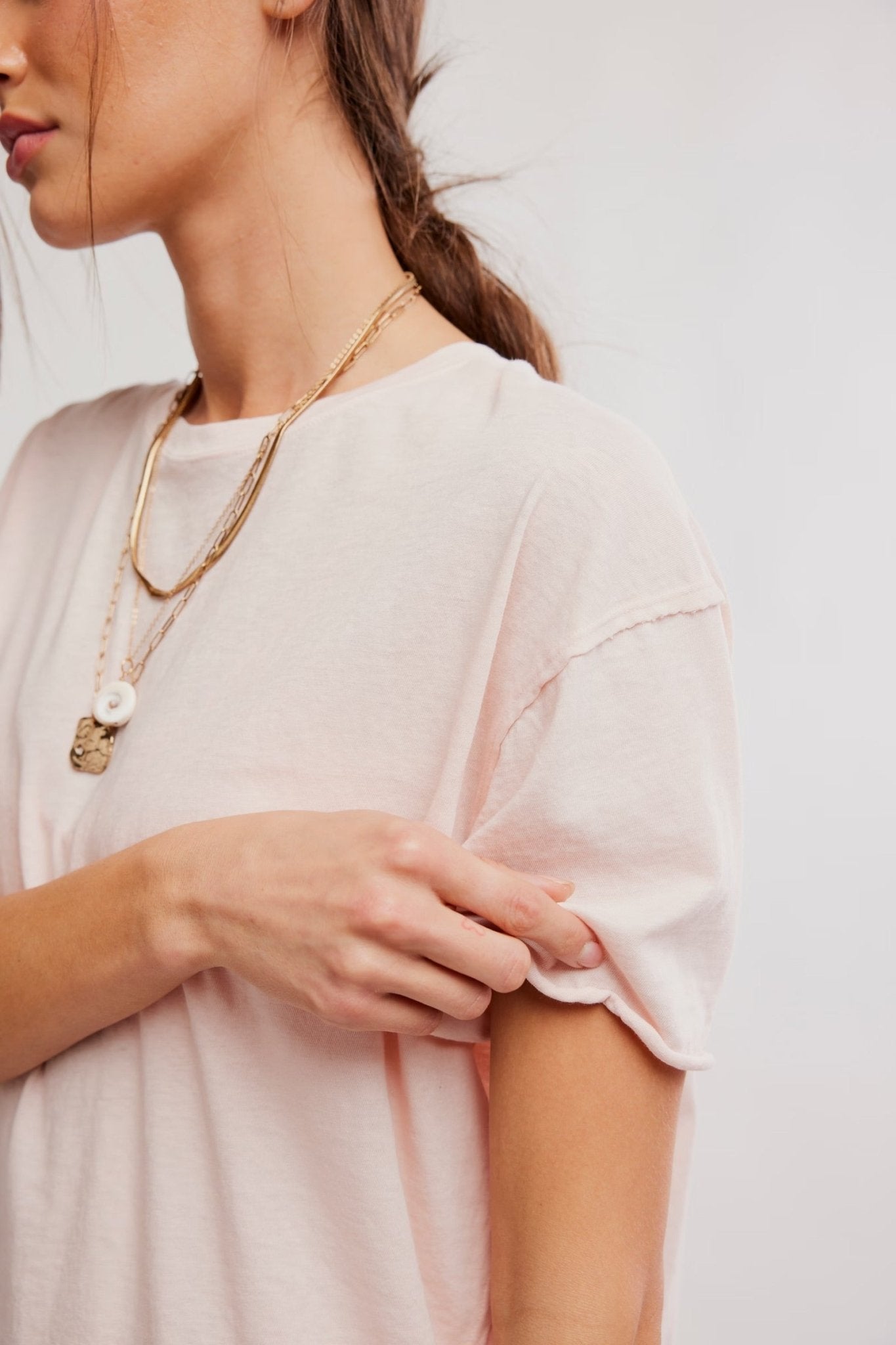 We The Free Nina Tee - Blushing Peony - Blue Sky Fashions & Lingerie