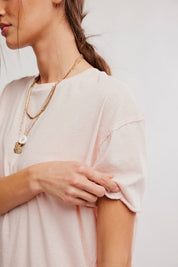 We The Free Nina Tee - Blushing Peony - Blue Sky Fashions & Lingerie