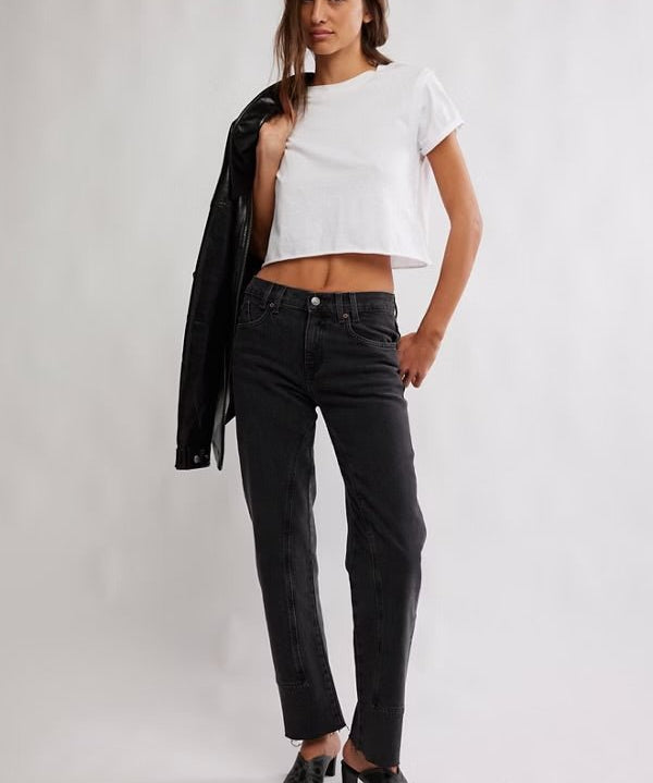 We The Free Risk Taker Mid - Rise Jeans - Main Squeeze - Blue Sky Fashions & Lingerie