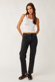 We The Free Risk Taker Mid - Rise Jeans - Main Squeeze - Blue Sky Fashions & Lingerie