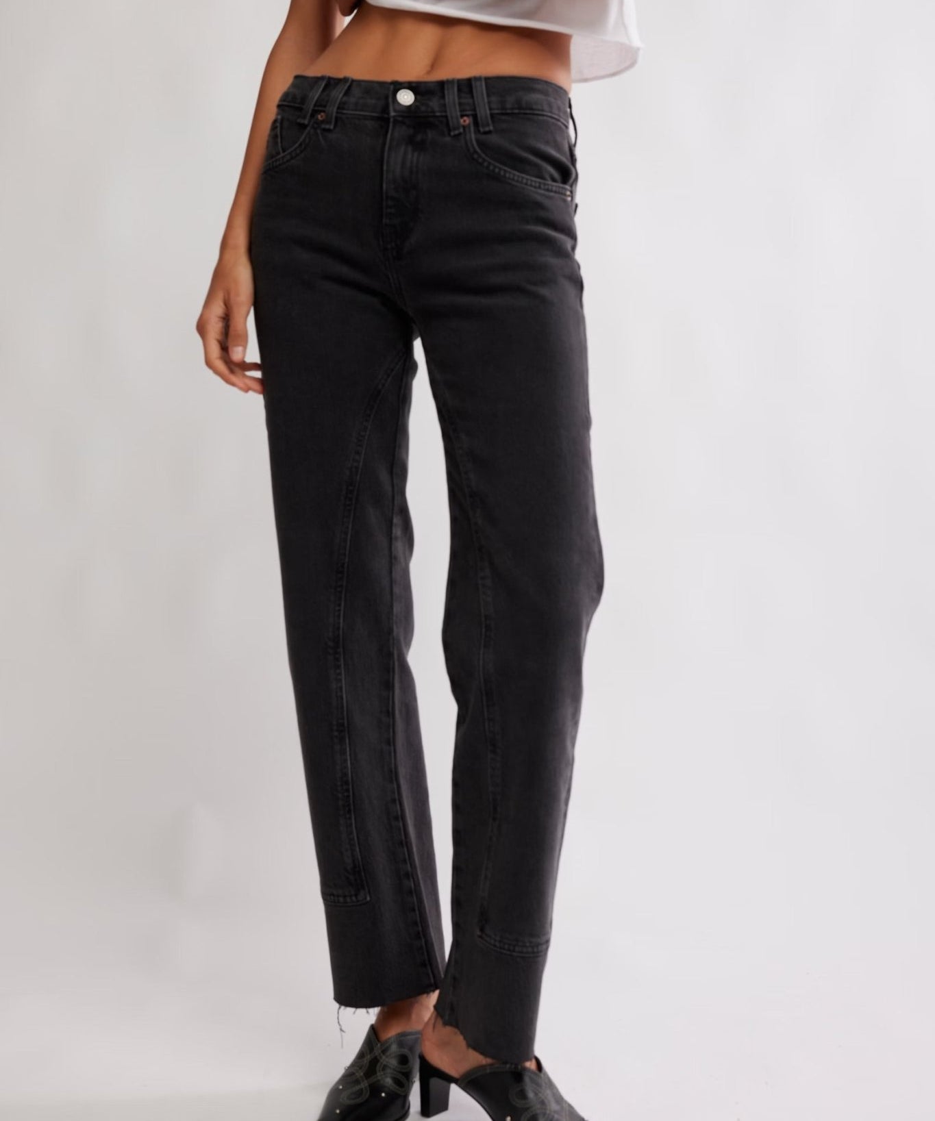 We The Free Risk Taker Mid - Rise Jeans - Main Squeeze - Blue Sky Fashions & Lingerie