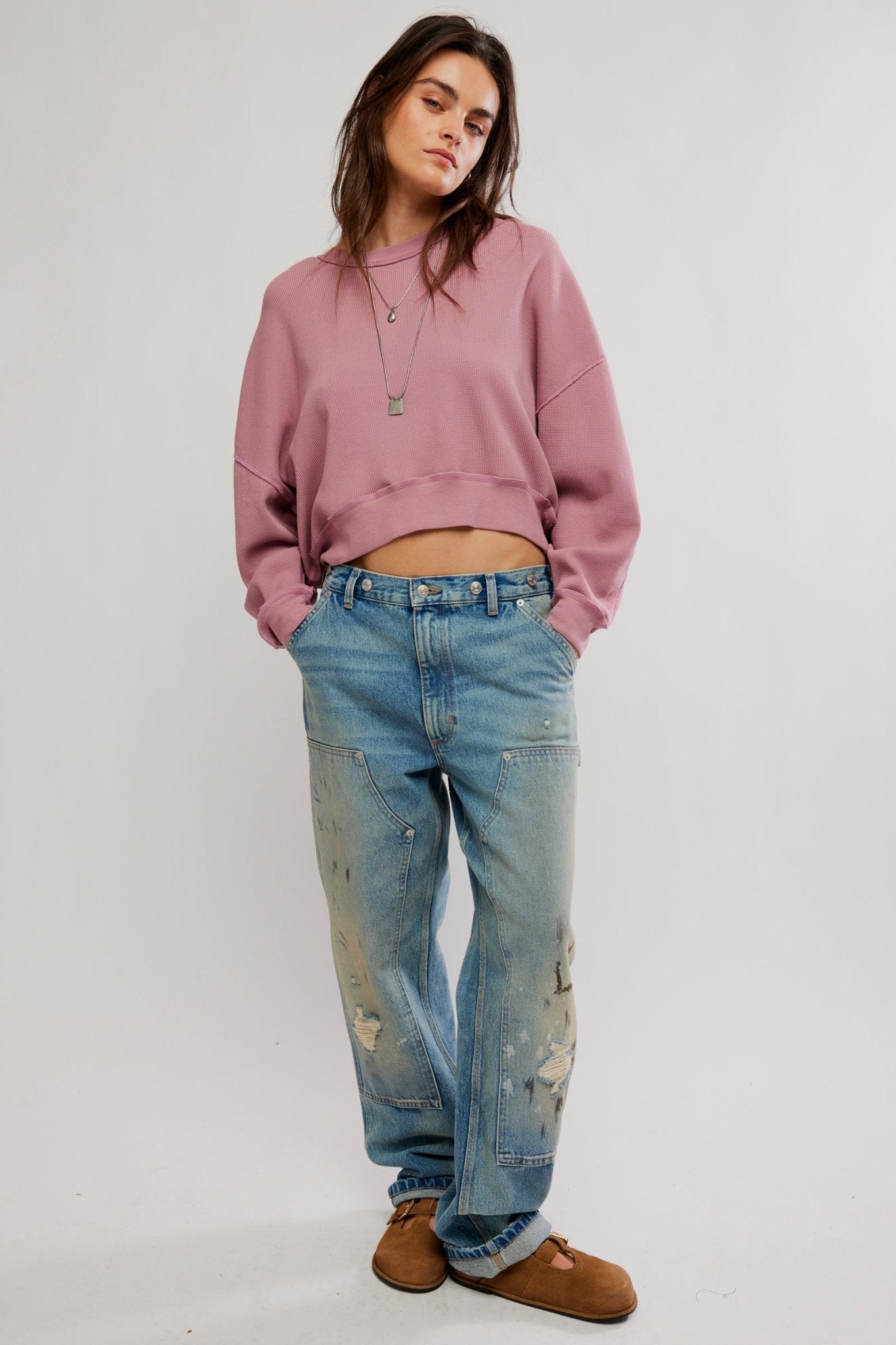 We The Free Skyline Thermal - Rose Raisin - Blue Sky Fashions & Lingerie