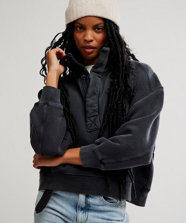 We The Free Timeless Pullover - Black - Blue Sky Fashions & Lingerie