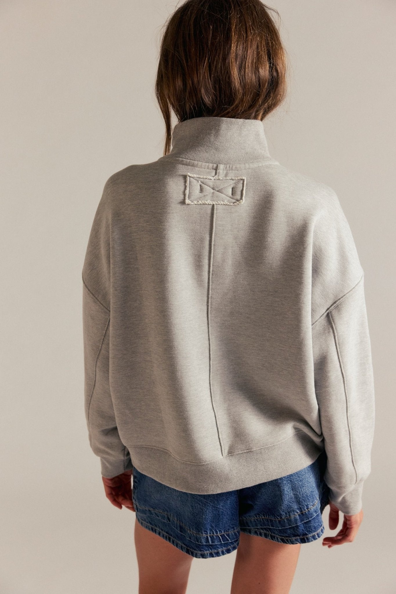 We The Free Timeless Pullover - Heather grey - Blue Sky Fashions & Lingerie