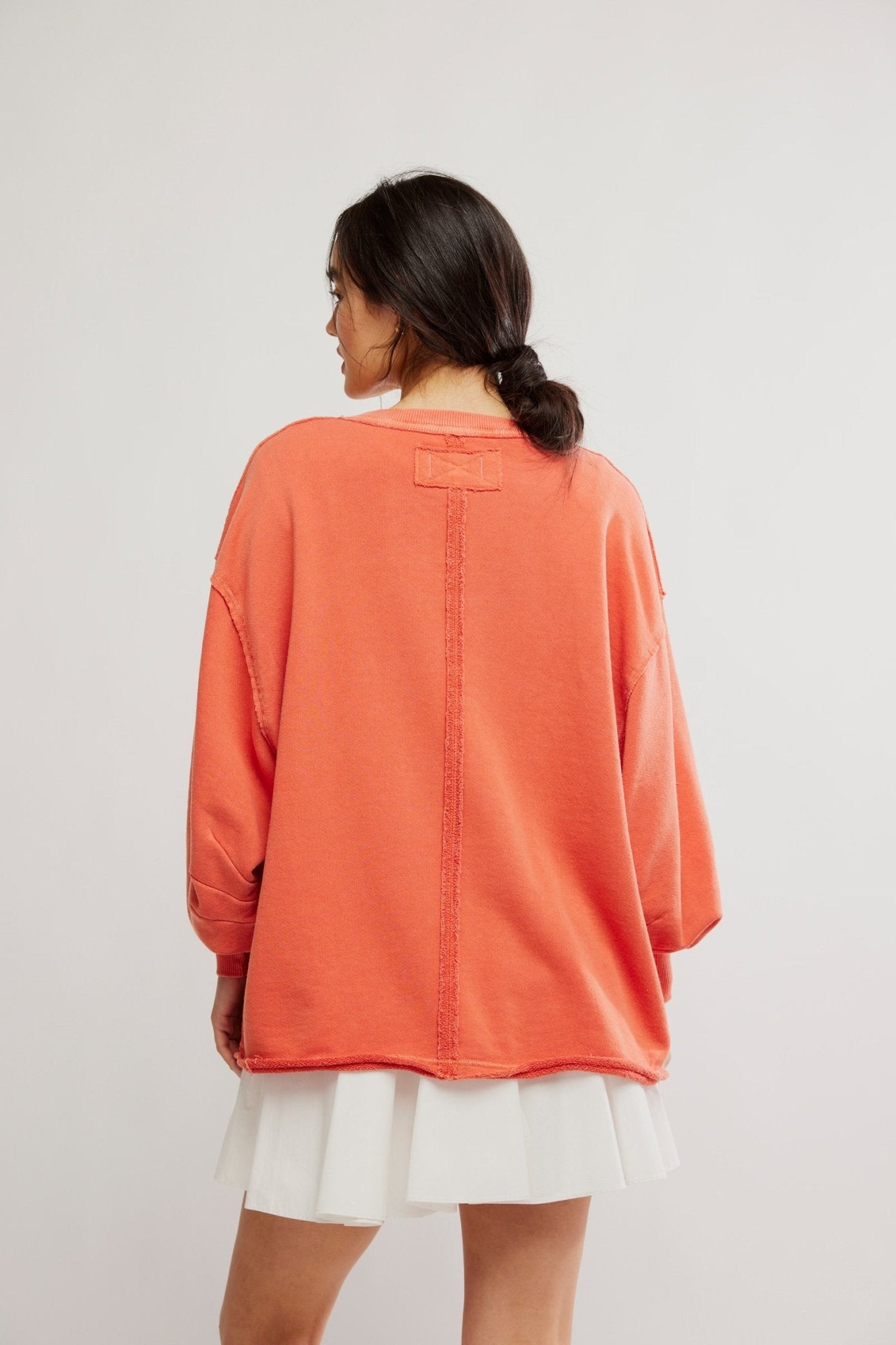 We The Free Venice V - Neck Sweatshirt - rose sienna - Blue Sky Fashions & Lingerie