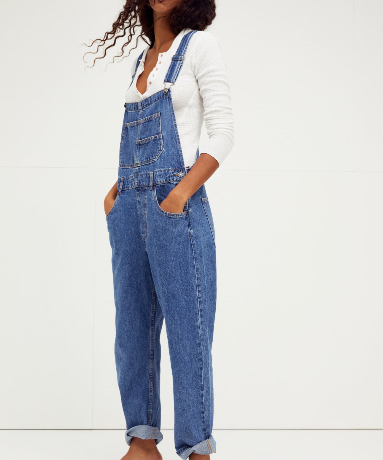 We The Free Ziggy Denim Overalls by Free People - Blue Sky Fashions & Lingerie