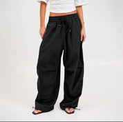 Womens Parachute Cargo Pants - Black - Blue Sky Fashions & Lingerie