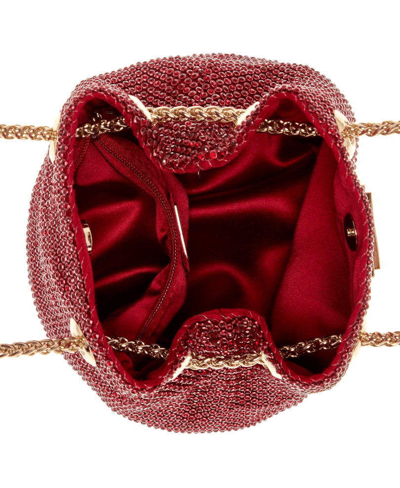 Zalina Rhinestone pouch by Guess - claret - Blue Sky Fashions & Lingerie