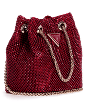 Zalina Rhinestone pouch by Guess - claret - Blue Sky Fashions & Lingerie