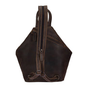 ZOE LEATHER BACKPACK - BROWN - Blue Sky Fashions & Lingerie