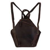 ZOE LEATHER BACKPACK - BROWN - Blue Sky Fashions & Lingerie