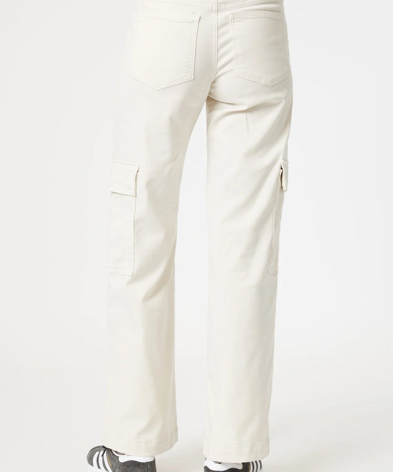 Alva Straight Leg Cargo Pants - Off White - Blue Sky Fashions & Lingerie
