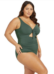 Aria one piece swimsuit by Artesands in olive green - Blue Sky Fashions & Lingerie