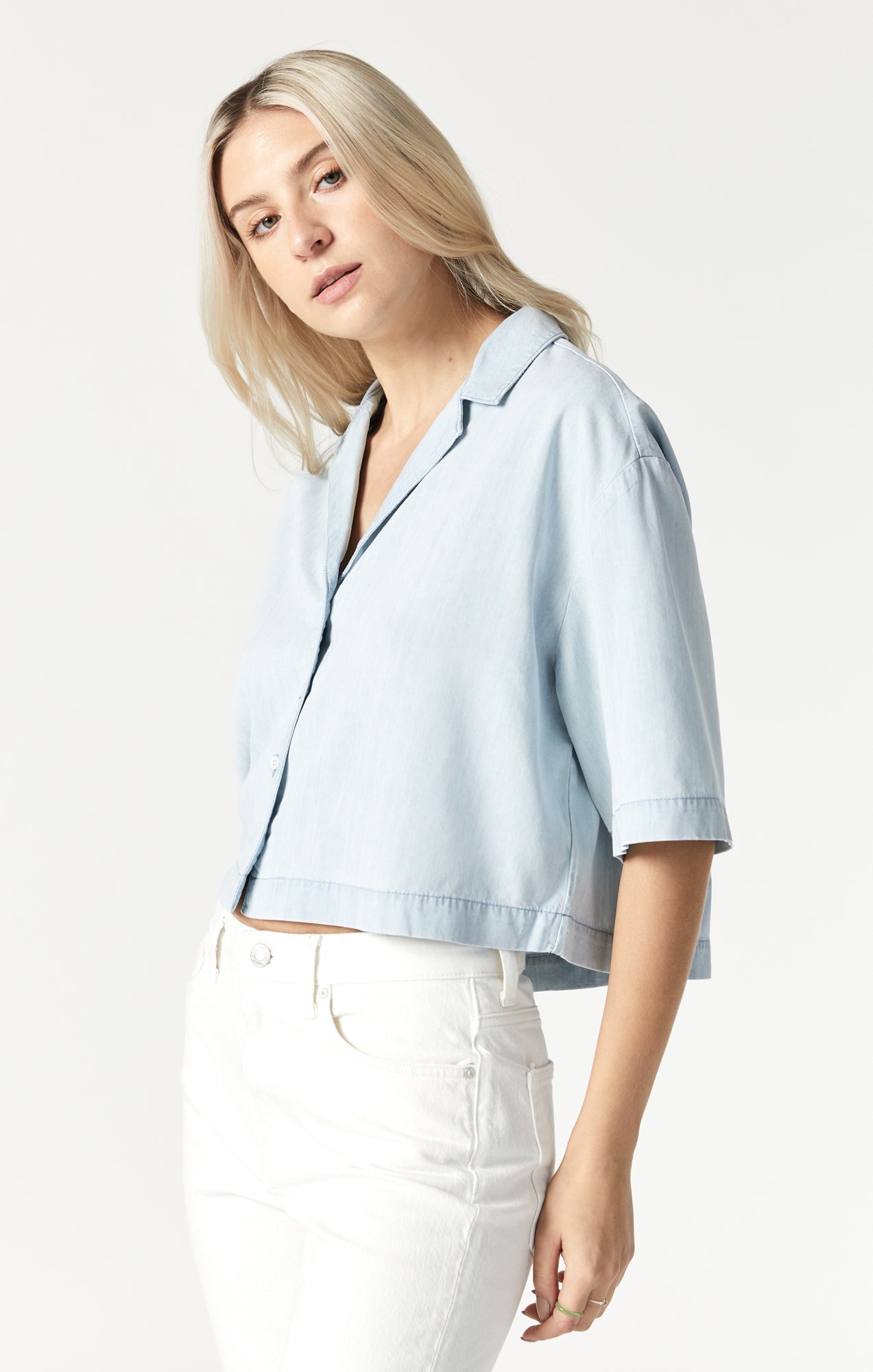 Berry Denim Shirt - Blue Sky Clothing & Lingerie