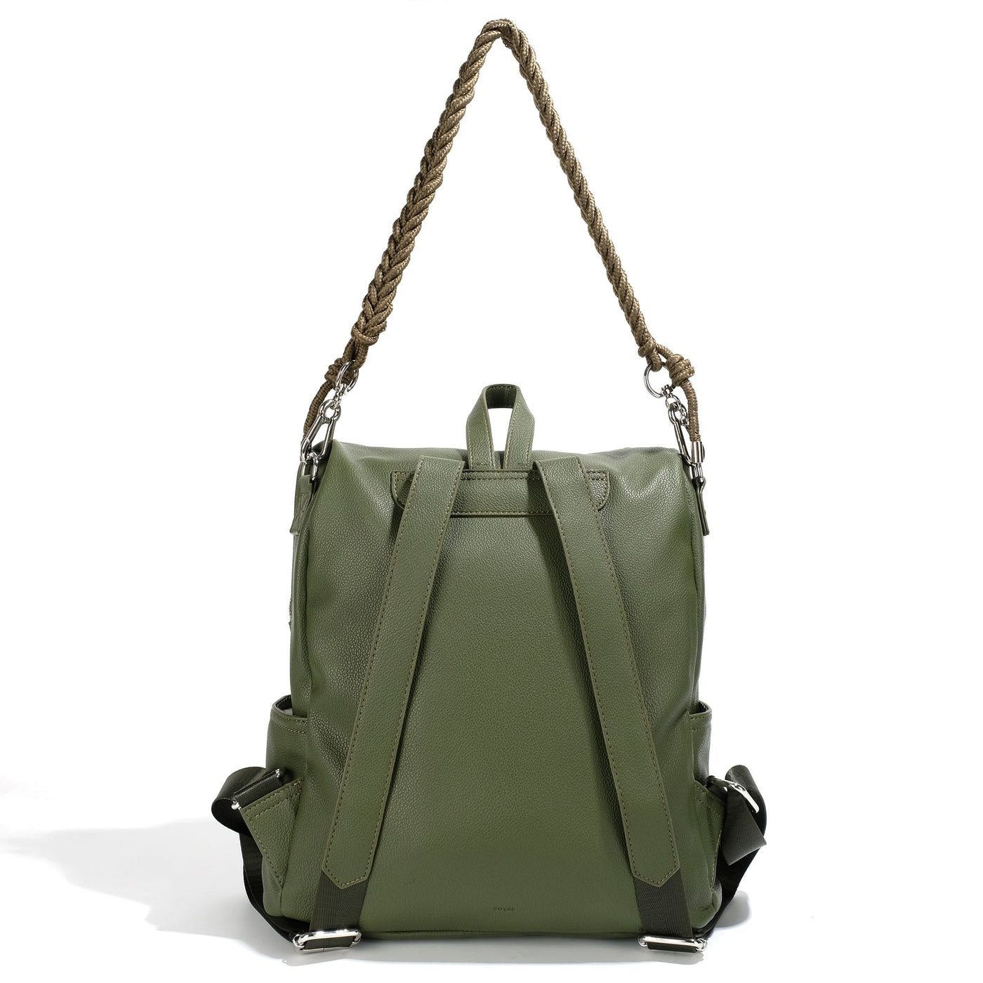 Braid & Lock ‘Buena’ Shoulder bag/backpack - khaki - Blue Sky Clothing & Lingerie