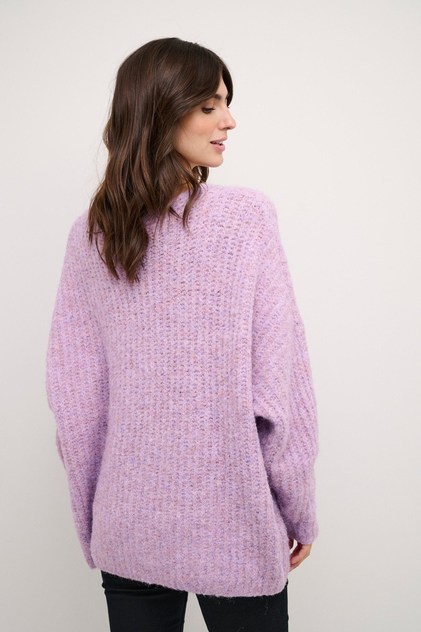 Brava knit pullover by Culture - Orchid Melange - Blue Sky Fashions & Lingerie