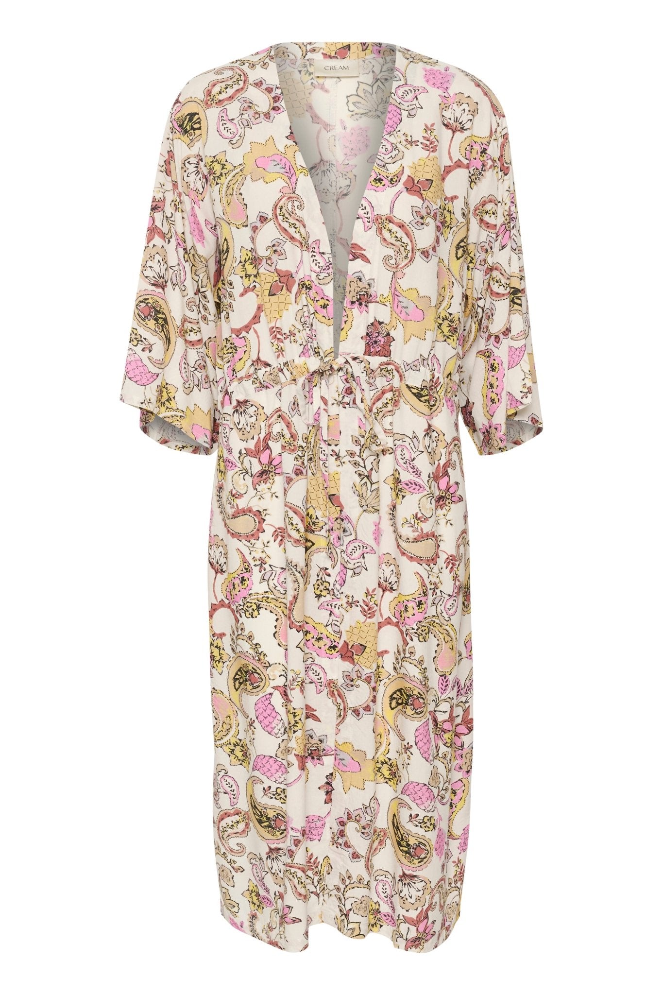 Cania Kimono by Cream - Paisley Print - Blue Sky Fashions & Lingerie