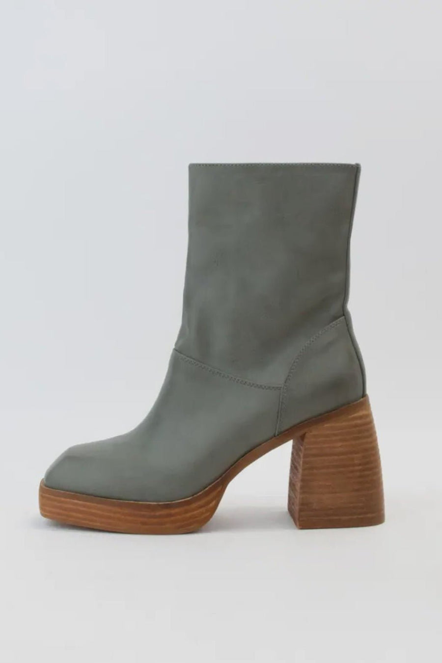 Chunky Angular toe platform boots by CCOCCI - moss - Blue Sky Fashions & Lingerie