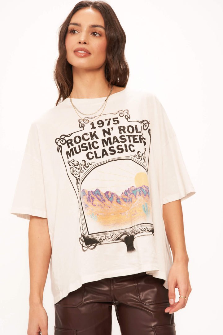CLASSIC ROCK PERFECT BF TEE - VINTAGE WHITE - Blue Sky Clothing & Lingerie