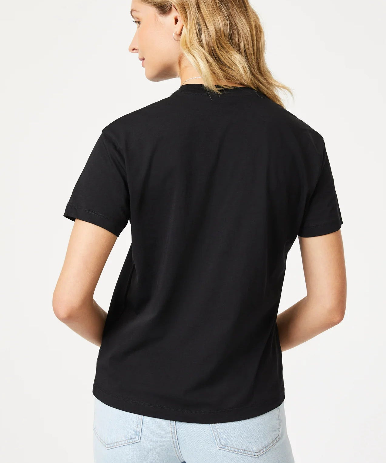 Crew Neck T-Shirt - Black - Blue Sky Fashions & Lingerie