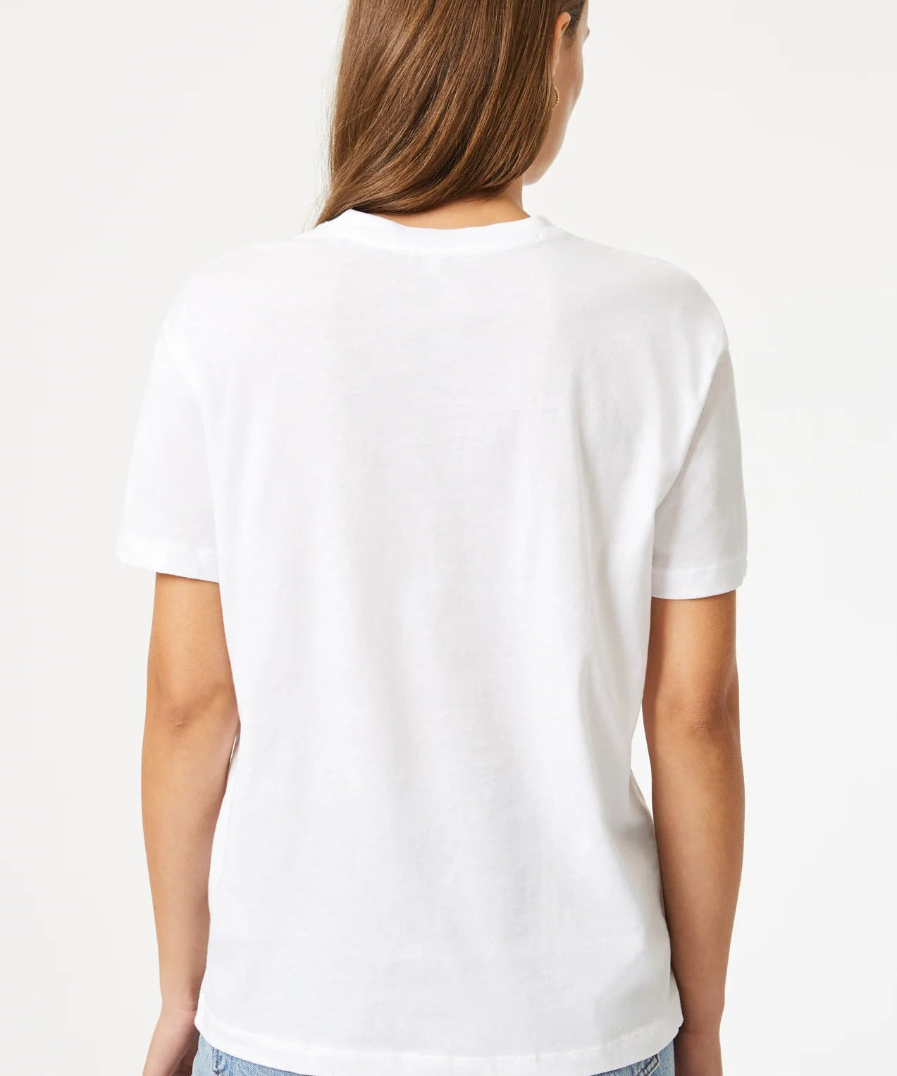 Crew Neck T-Shirt - White - Blue Sky Fashions & Lingerie