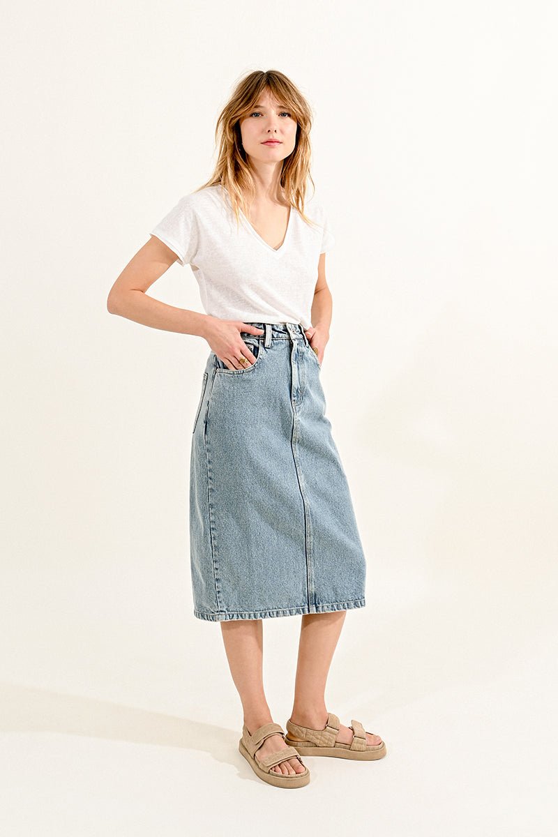 Denim Skirt by Molly Bracken - Blue Sky Fashions & Lingerie