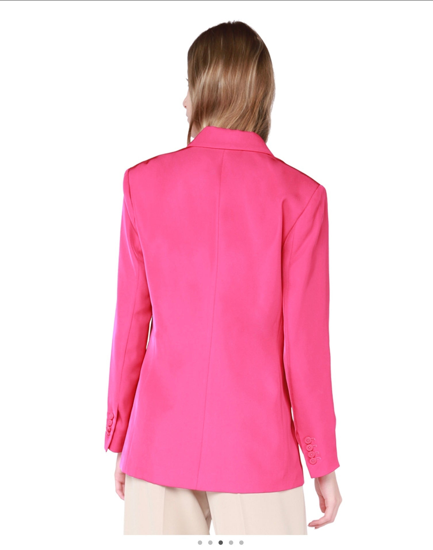 Double Breasted Blazer - Hot Pink - Blue Sky Clothing & Lingerie