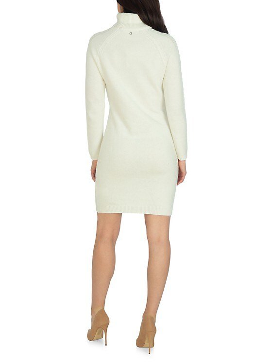 Elisabeth Cable-Knit Sweaterdress - Cream - Blue Sky Clothing & Lingerie