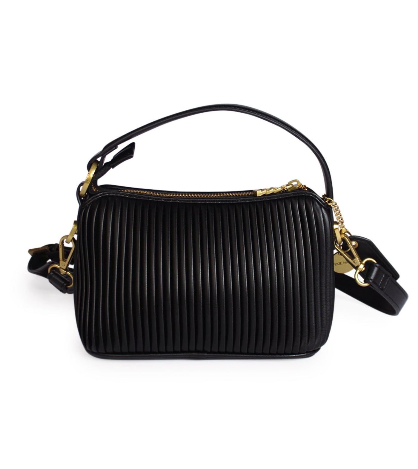 Ella Crossbody bag by Pixie Mood - pleated black - Blue Sky Fashions & Lingerie