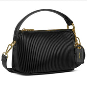 Ella Crossbody bag by Pixie Mood - pleated black - Blue Sky Fashions & Lingerie