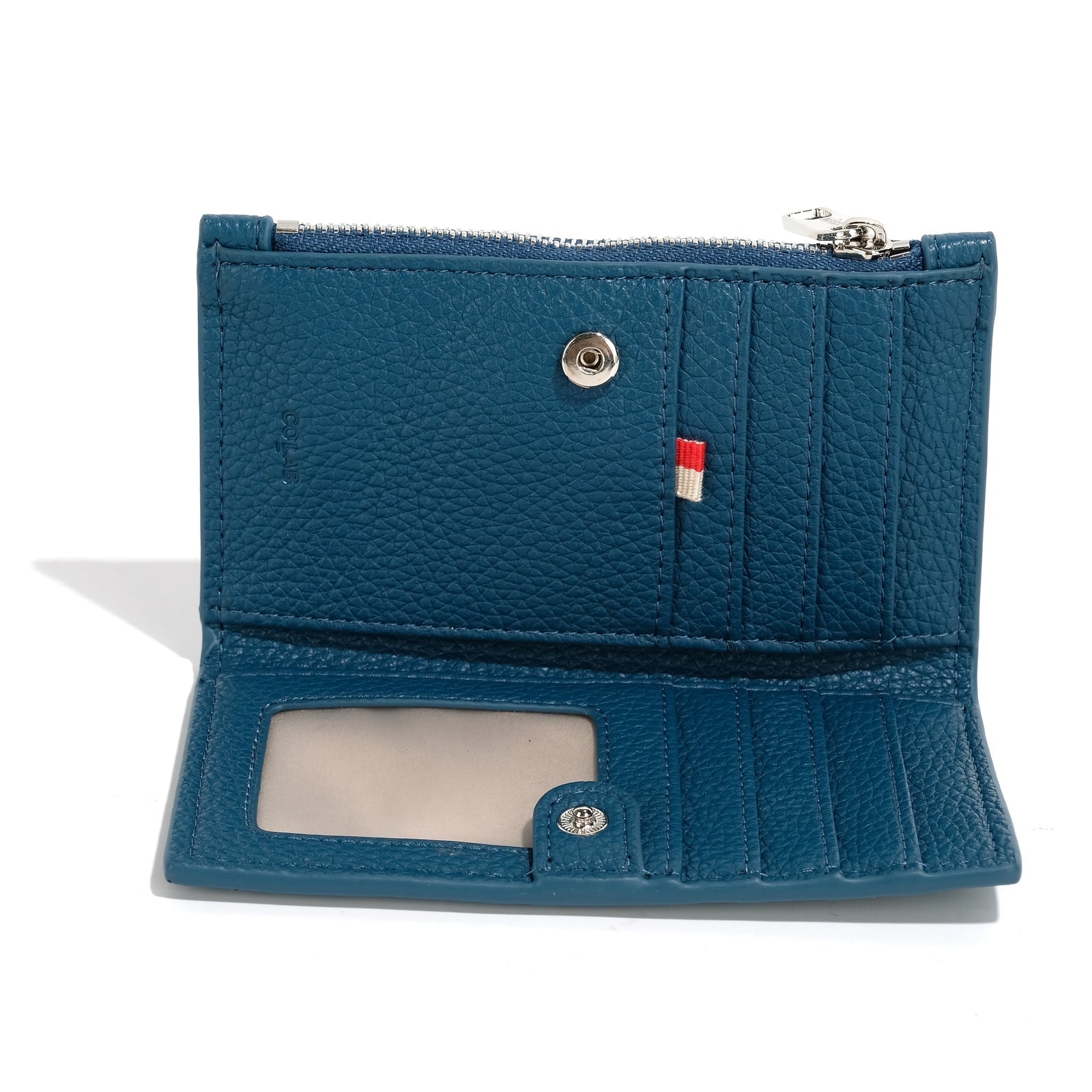 Louve ‘Dixon’ mini CC wallet - phthalo blue - Blue Sky Clothing & Lingerie