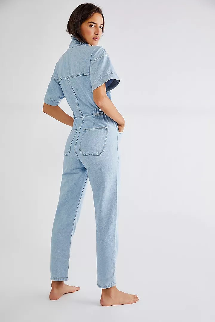 Marci Coverall- Clear Skies - Blue Sky Clothing & Lingerie