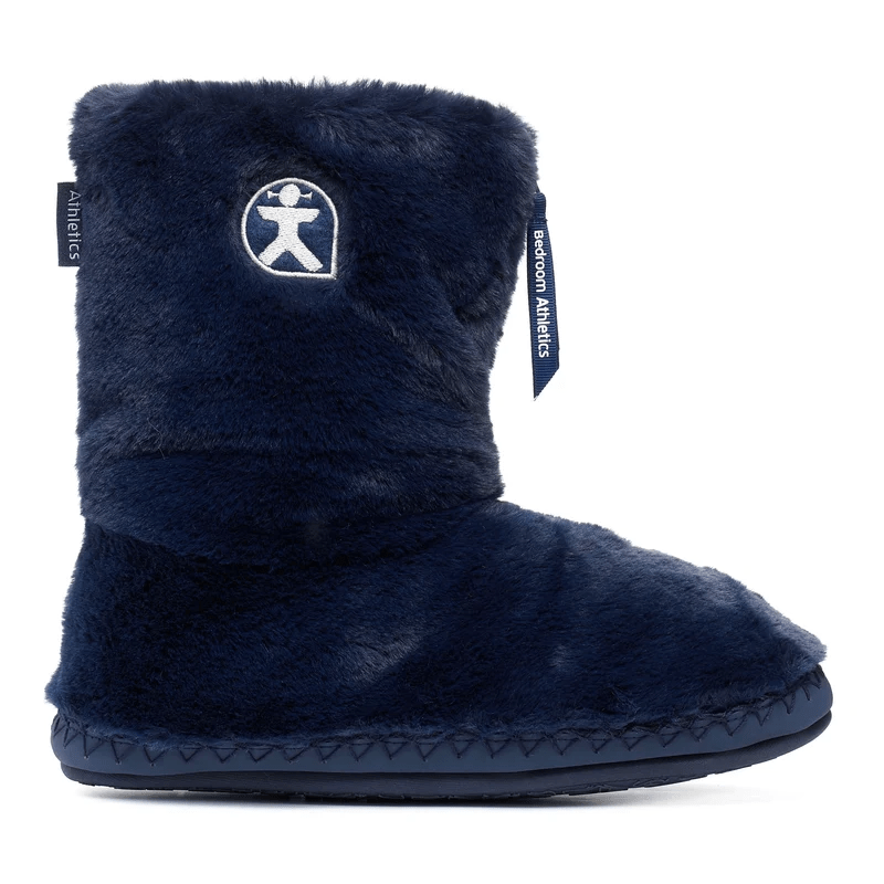 Marilyn Slipper boots by Bedroom Athletics - navy - Blue Sky Fashions & Lingerie