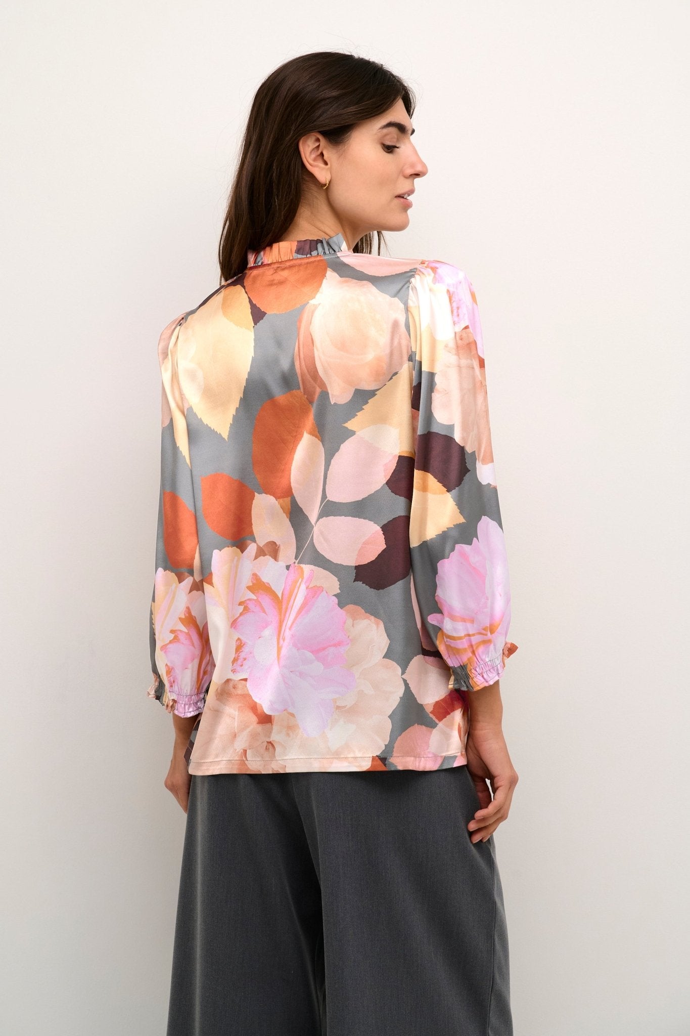 Moma 3/4 sleeve blouse by Culture - castlerock - Blue Sky Fashions & Lingerie