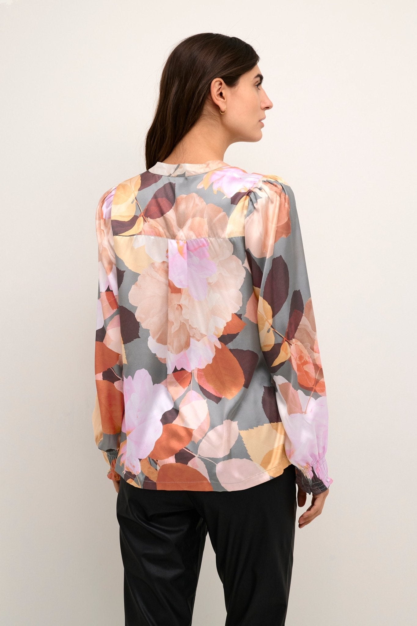 Moma long sleeve blouse by Culture - Castlerock Print - Blue Sky Fashions & Lingerie