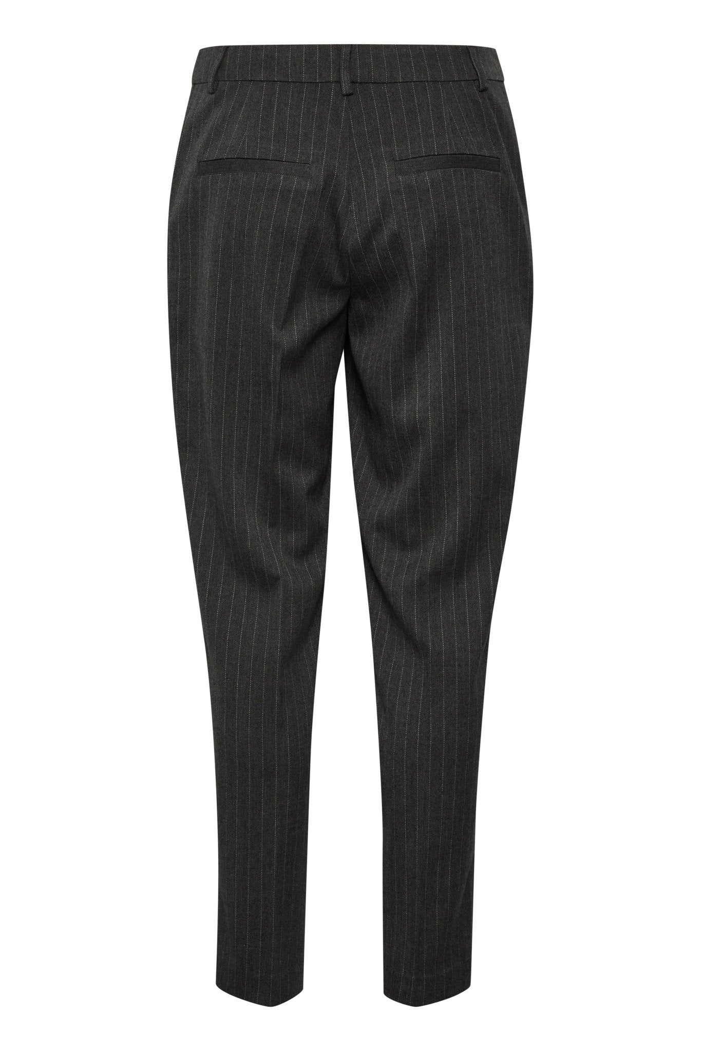 Navan Ankle Pants - melange grey pinstripe - Blue Sky Clothing & Lingerie