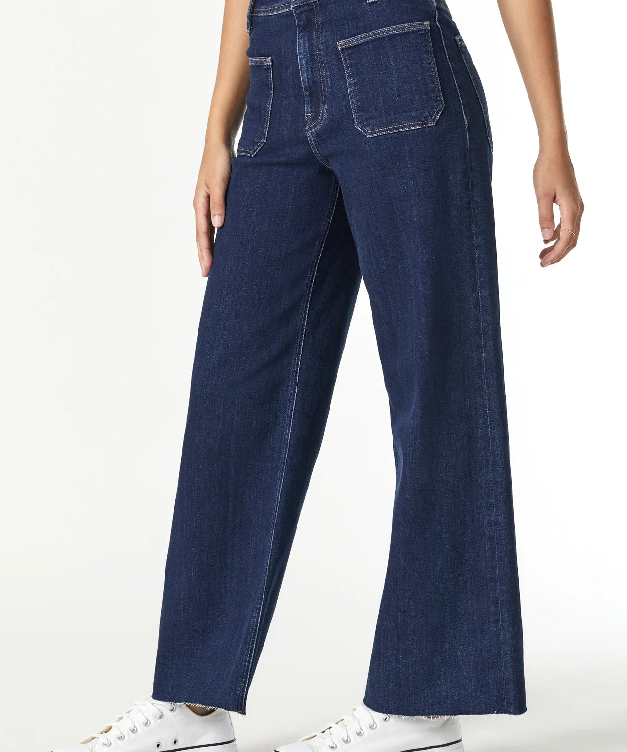 Paloma Wide Leg Jeans - Dark Organic Blue - Blue Sky Clothing & Lingerie