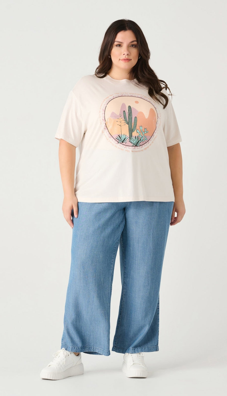 Plus Size graphic tee by Black Tape - Blue Sky Fashions & Lingerie