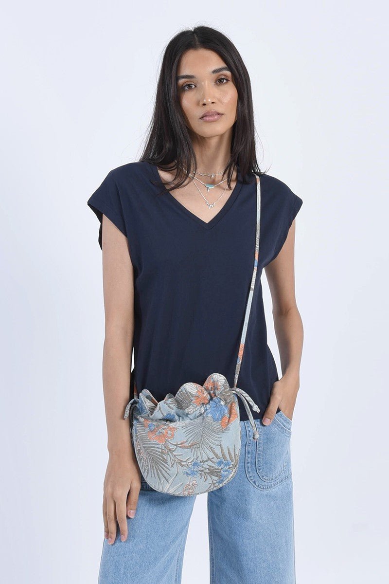 Printed Cotton Ball Bag - Blue Sky Clothing & Lingerie