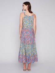 Printed Rayon Maxi Dress by Charlie B - Blue Sky Fashions & Lingerie