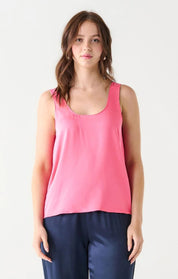 Scoop Neck Tank - Bright Pink - Blue Sky Fashions & Lingerie