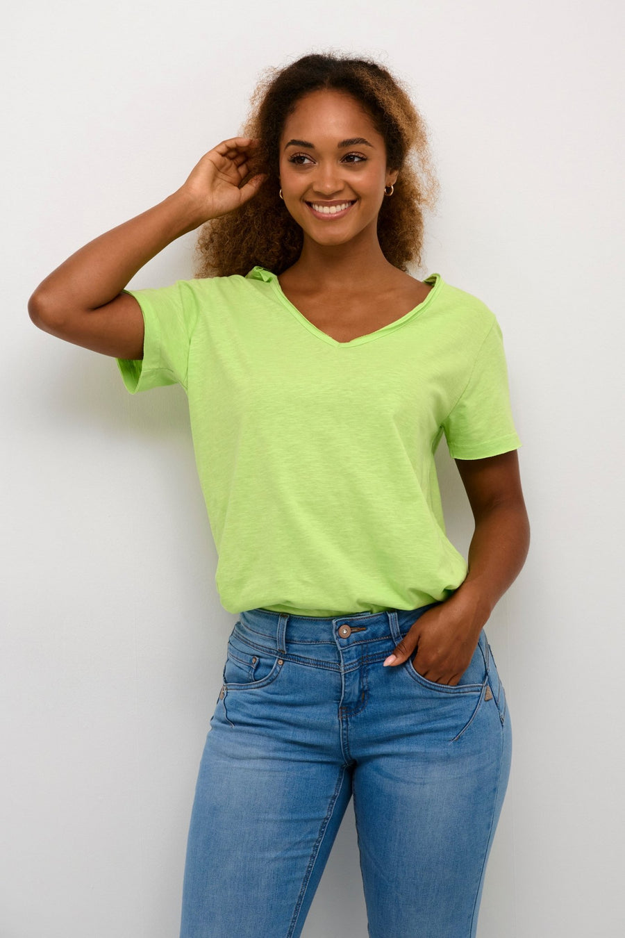 Sina T-shirt by Cream - Power Green - Blue Sky Fashions & Lingerie