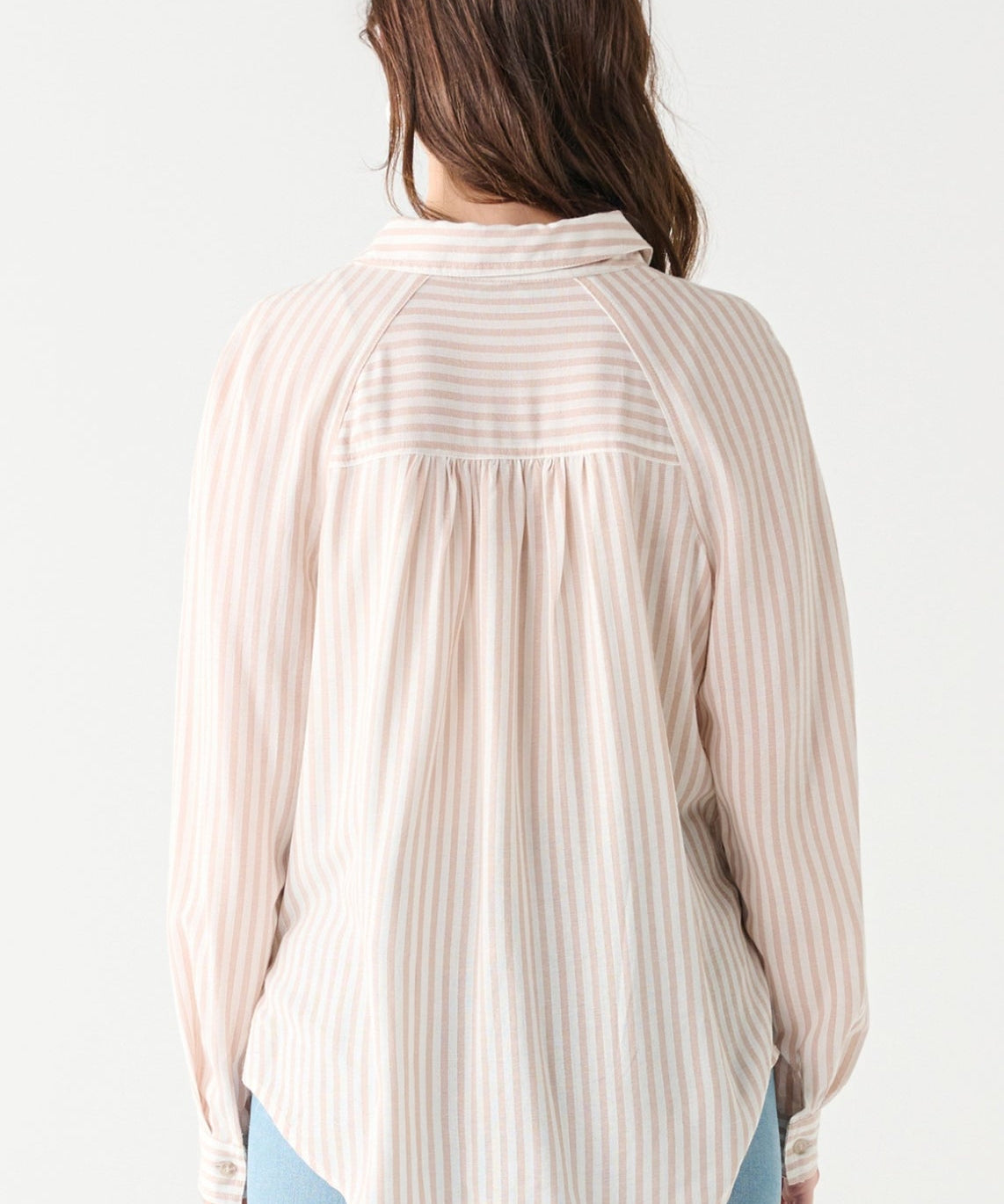 Striped raglan sleeved shirt by Black Tape - Blue Sky Fashions & Lingerie